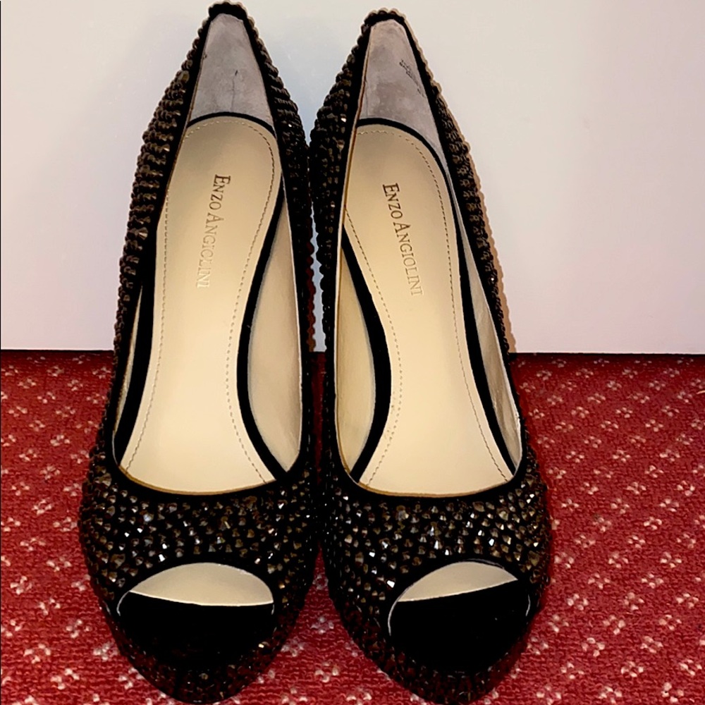 Enzo Anglioni open toe stilettos